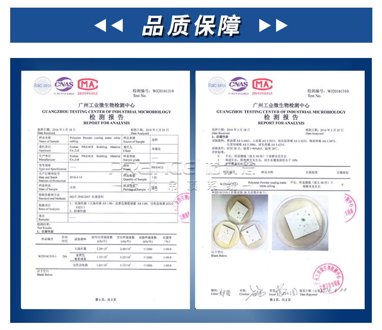 柏爾思抗菌鋁扣板吊頂